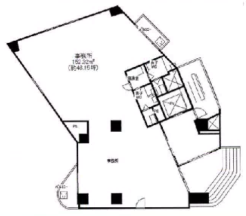東五反田KBビル2F 間取り図