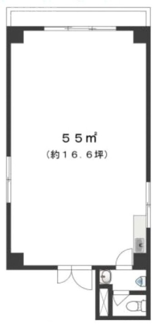 第3志村ビル2F 間取り図