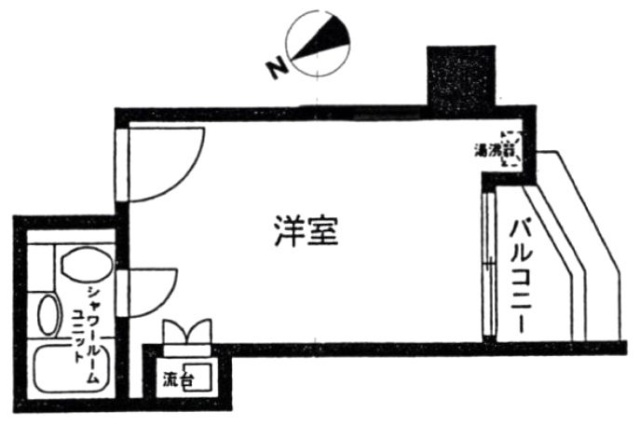 八丁堀東豊エステート1009 間取り図