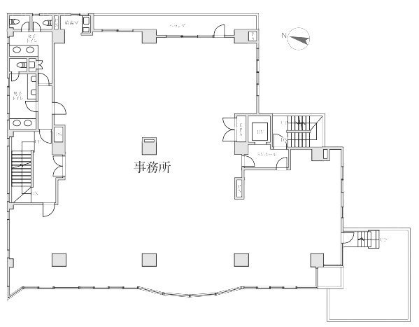 西横浜トーセイビル3F 間取り図