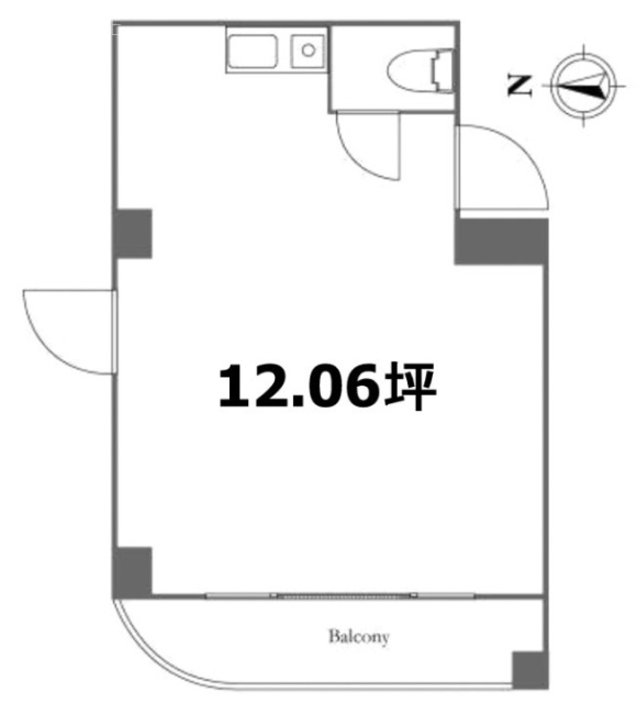 ネオマイム横浜台町ビル4F 間取り図