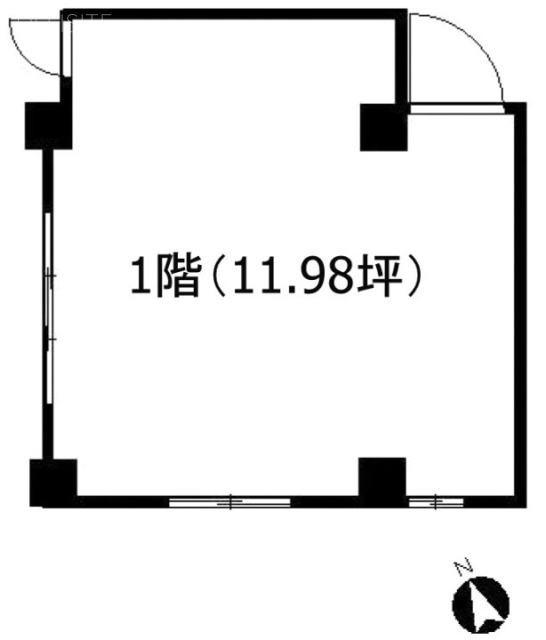 蒲燃(カマネン)ビル102 間取り図