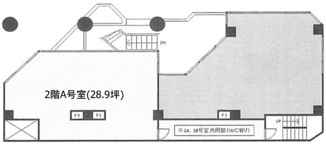 柏芳ビル参号館A 間取り図