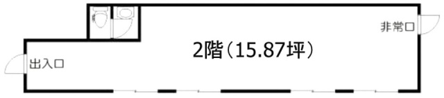 山田ビル2F 間取り図