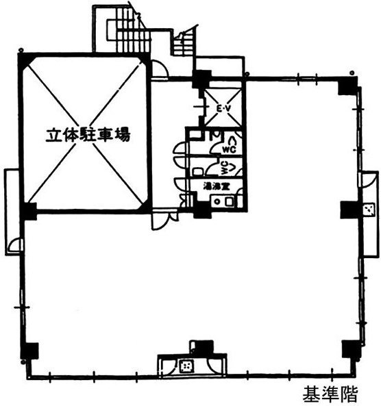 芝シティビル9F 間取り図