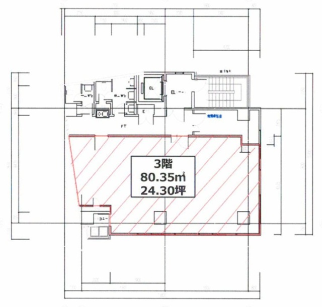 あいおいニッセイ同和損保成増ビル3F 間取り図