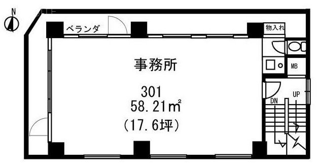 秀和ビル3F 間取り図