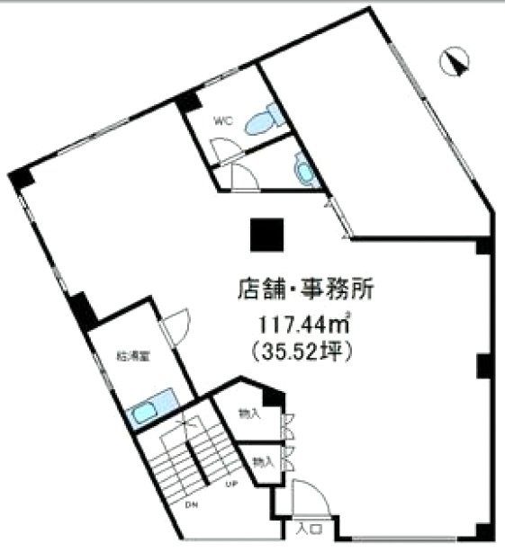 エグゼクティブアパートメント1F 間取り図