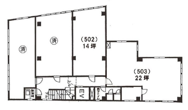 大蔵ビル503 間取り図