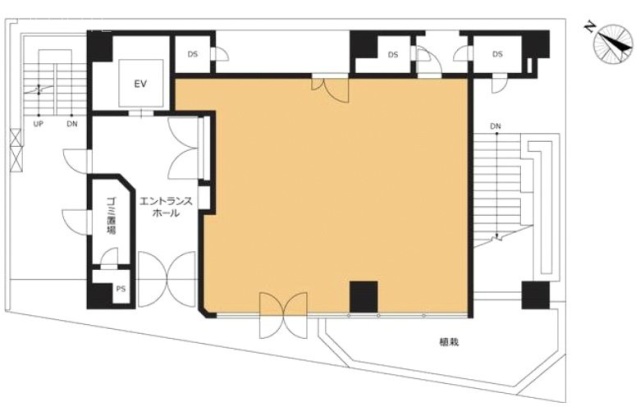 VORT内神田1F 間取り図