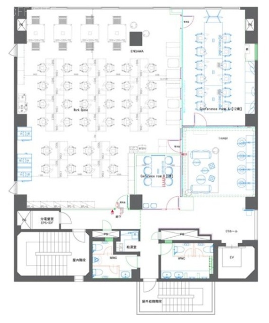THE GATE GOTANDA EAST6F 間取り図