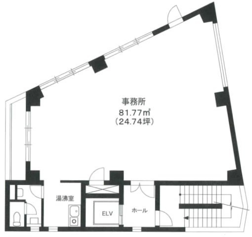 EBISUTSビル4F 間取り図
