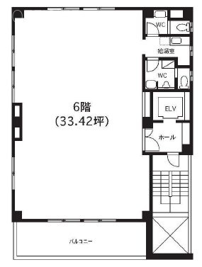 KTビル6F 間取り図