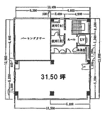 善幸ビル5F 間取り図