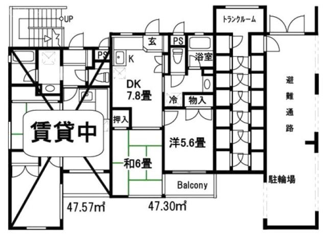 東京NK品川ビル102 間取り図