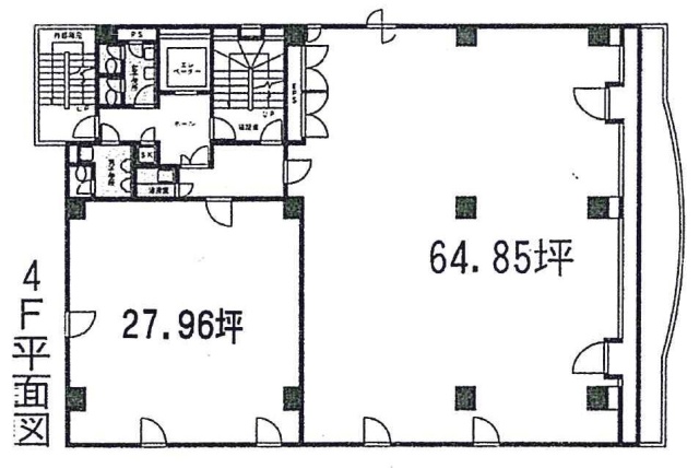 岩本町寿共同ビル4F 間取り図