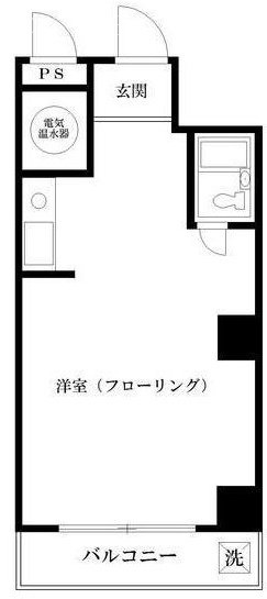 恵比寿リバストーンハイム602 間取り図