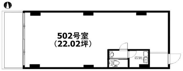 浅草橋産業会館502 間取り図