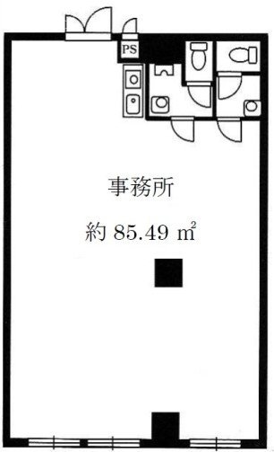 サンパーク恵比寿302 間取り図