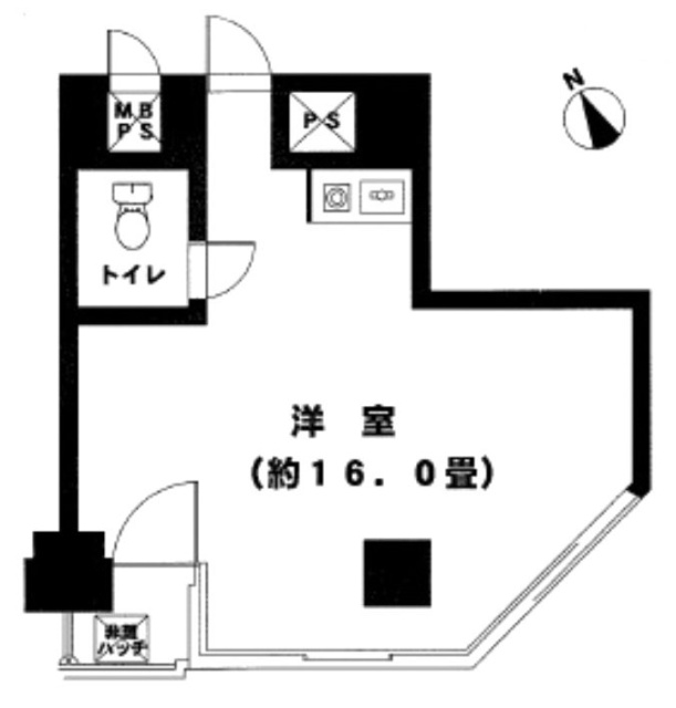 シティコープ西五反田ビル2F 間取り図