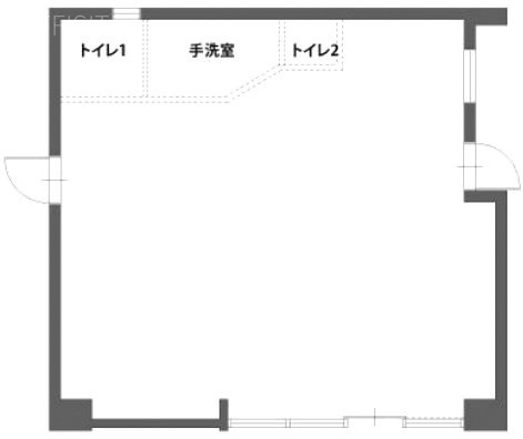 渋谷作本ビル1F 間取り図