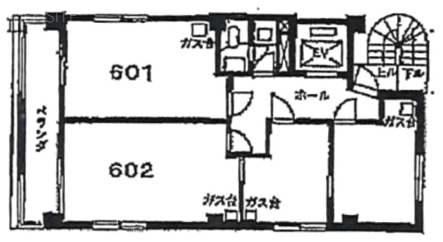 太陽ビル602 間取り図