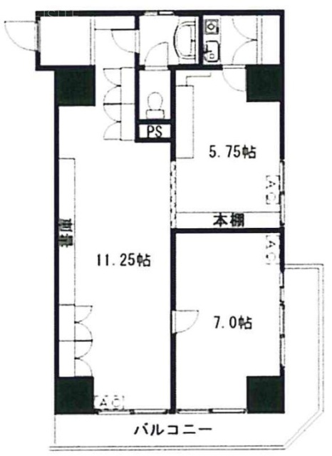 ジャンポール八王子ビル901 間取り図