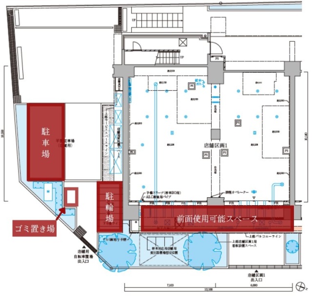 パークホームズ千葉ビル1F 間取り図