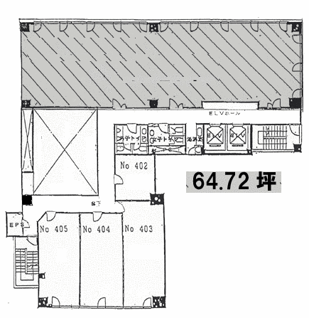 全国燃料会館4F 間取り図