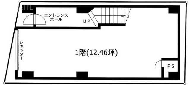 塚家ビル1F 間取り図