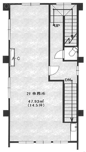 中島ビル2F 間取り図