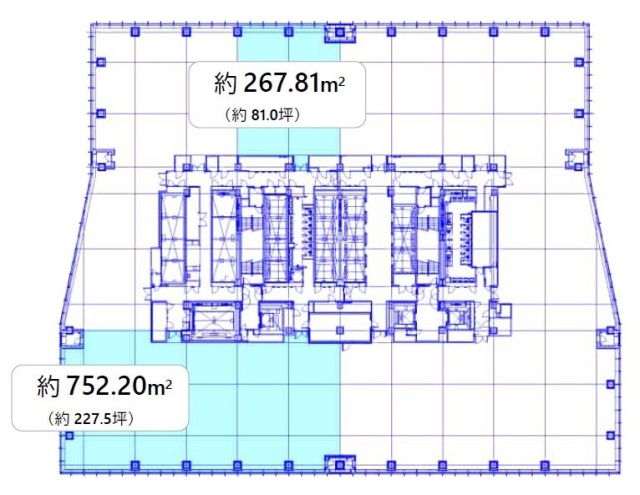 虎ノ門ヒルズステーションタワー32F 間取り図