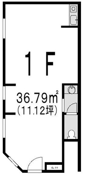 一ノ倉ハイムビル1F 間取り図
