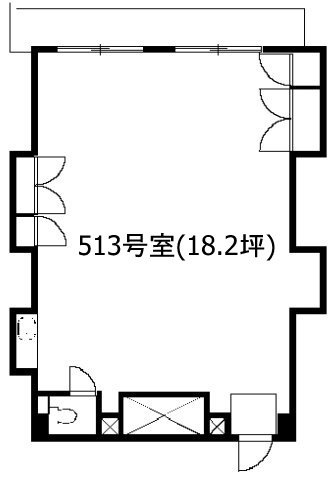 千駄ヶ谷ホリタン513 間取り図