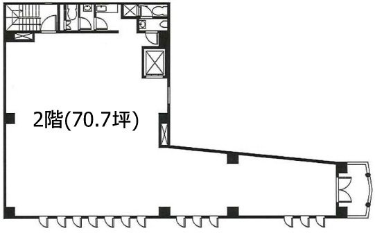 UETAKEビル2F 間取り図