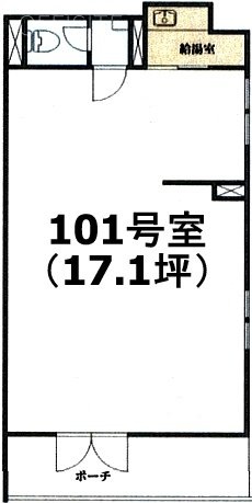 プラージュ千駄ヶ谷101 間取り図