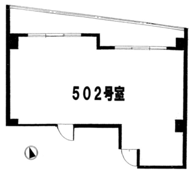 第22相信ビル502 間取り図