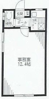 代官山ホームズビル1F 間取り図
