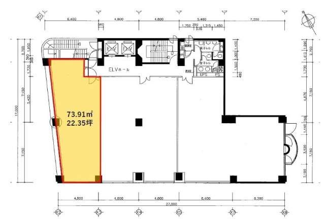 五反田HSビル2F 間取り図