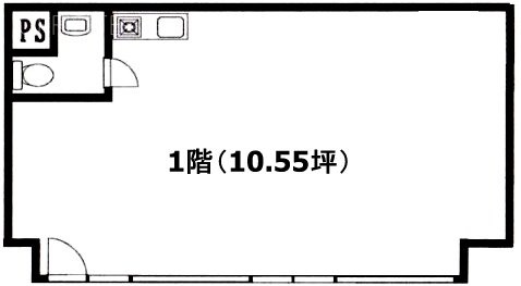 シンシア代田橋1F 間取り図