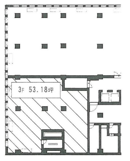 新宿パークビル3F 間取り図