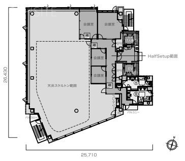 人形町PREX9F 間取り図