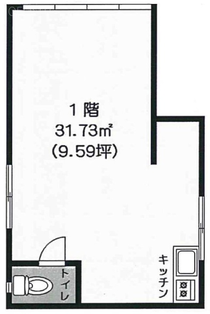 前田ビル1F 間取り図