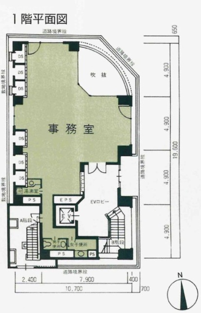 神野商事第二ビル1F 間取り図