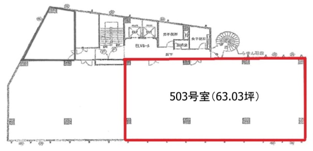 柳屋ビル503 間取り図