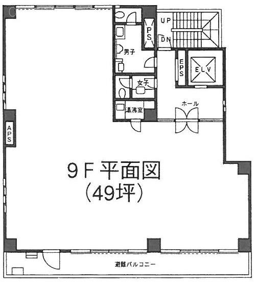 イケダビル9F 間取り図