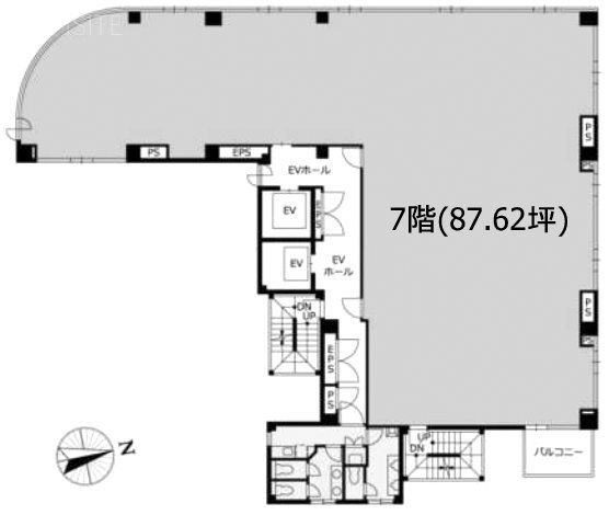 VORT渋谷神泉7F 間取り図