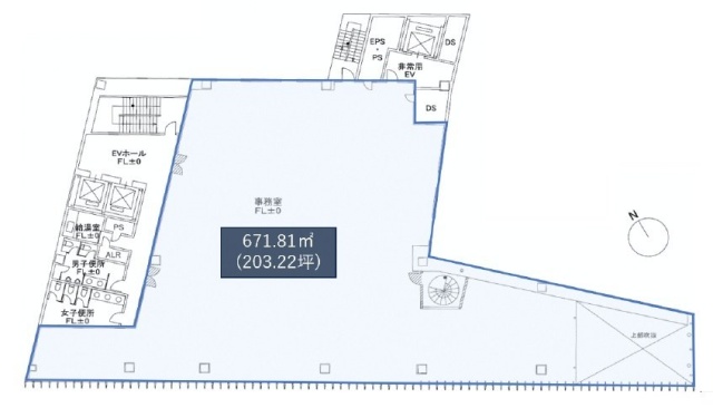 One表参道7F 間取り図