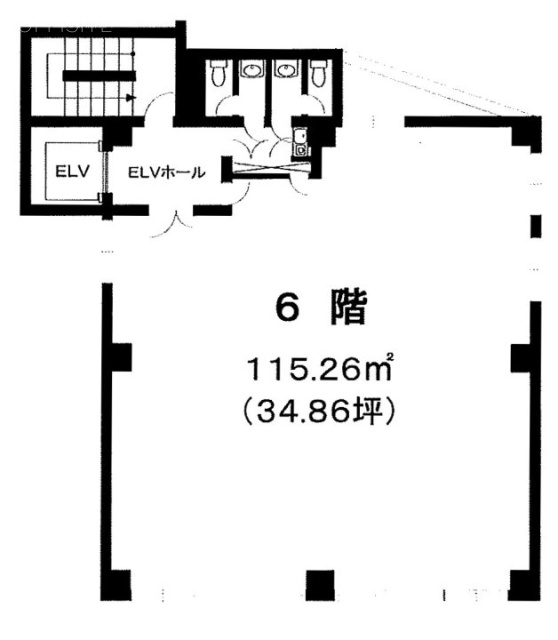 エビスサニービル2F 間取り図