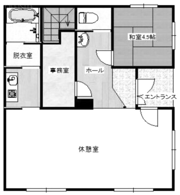 トラステー金町1F 間取り図